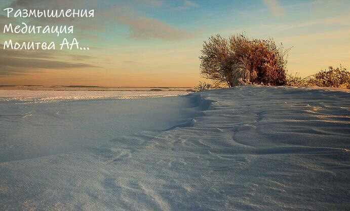 размышления деревья в снегу аа молитвы